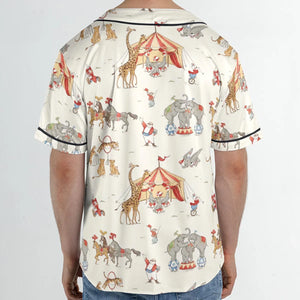 Nostalgic Circus Dumbo Unisex Baseball Jersey