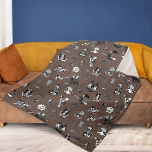 Treehouse of Horror The Simpsons Fleece Blanket