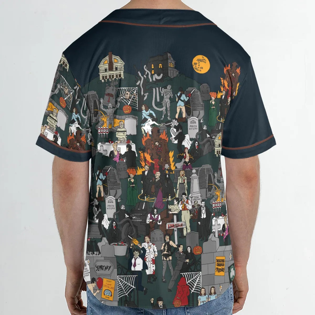 Horror Street Unisex Baseball Jersey