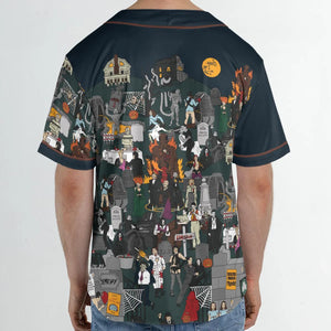 Horror Street Unisex Baseball Jersey