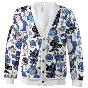 Water Type Pokemon Cardigan