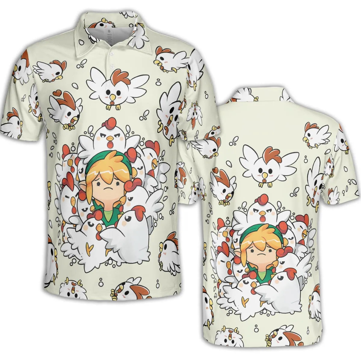 Impossible Situation The Legend of Zelda AOP Men/Women Polo Shirt