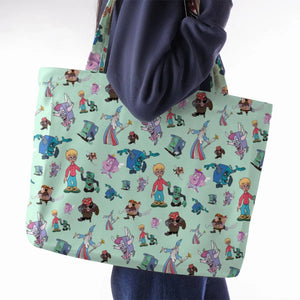 The pagemaster Cast Large Tote Bag