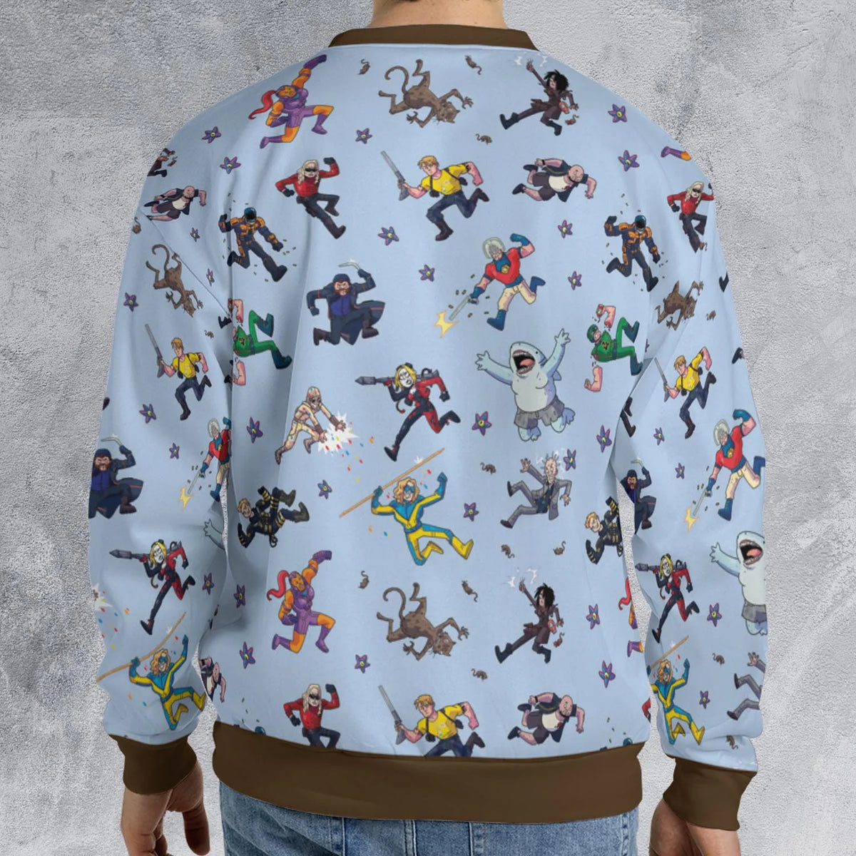 The Suicide Squad Pattern All-over Print Sweatshirt
