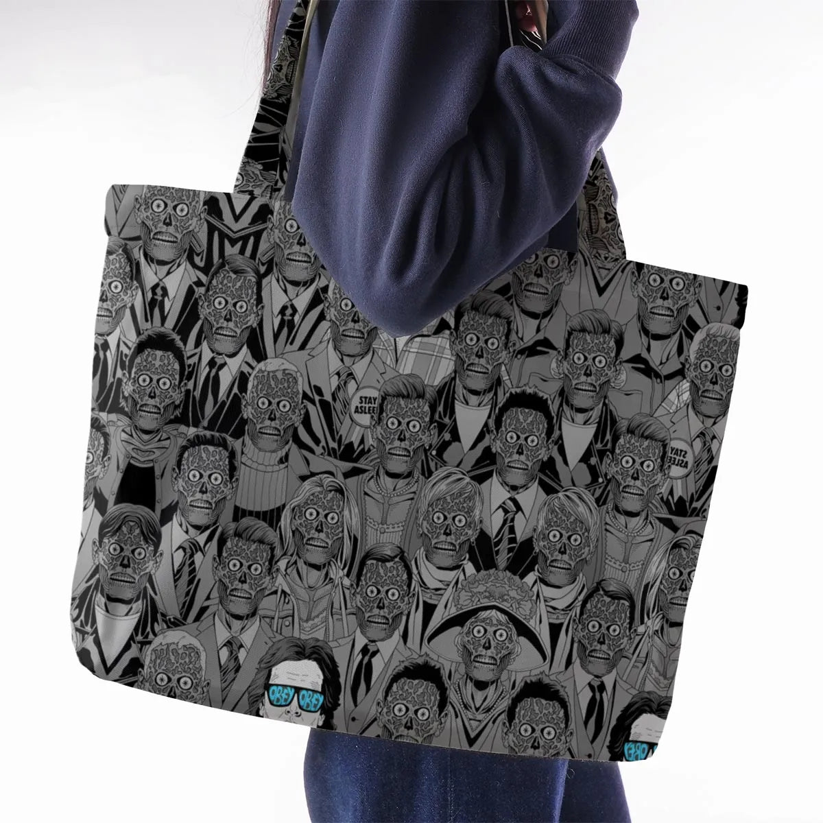 Obey Consume They Live Large Tote Bag