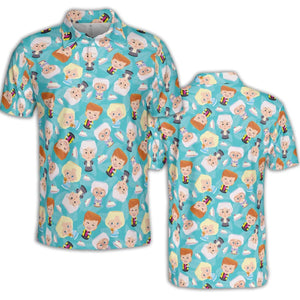 Little Dolls The Golden Girls AOP Men/Women Polo Shirt