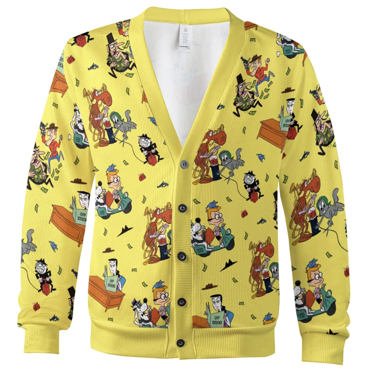 Moose And Squirrel The Adventures of Rocky and Bullwinkle Cardigan