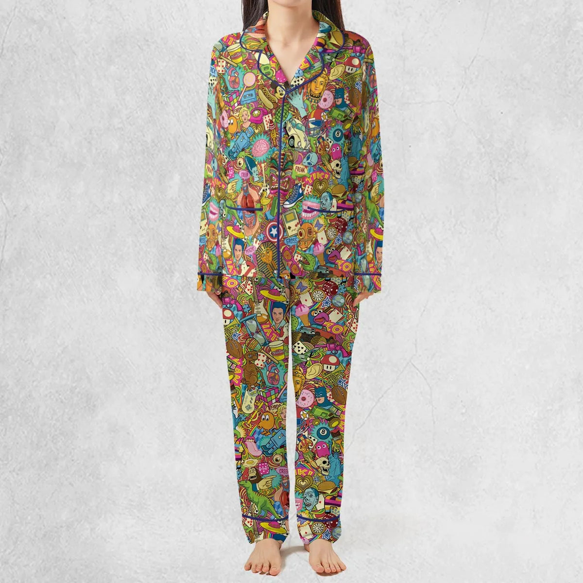 Nostalgia Toys Pop Culture Toys Pajamas Set