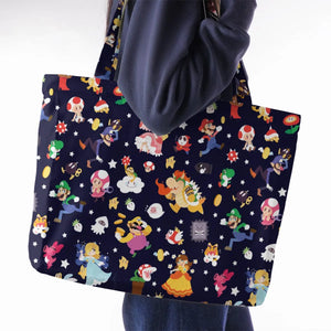 Mushroom Kingdom Super Mario Large Tote Bag