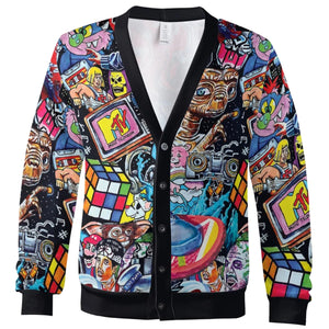 Back To The 80s Pop Culture 80s Movies Characters Cardigan