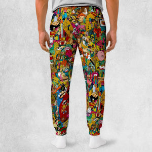 Retro Cartoons Adventure Time Sweatpants