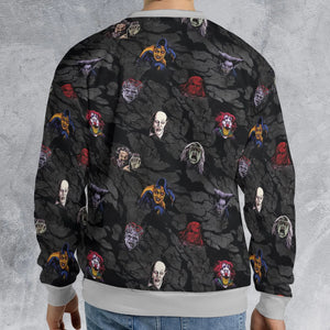 Cult Movie Characters Ghastly Grinner Nosferatu All-over Print Sweatshirt