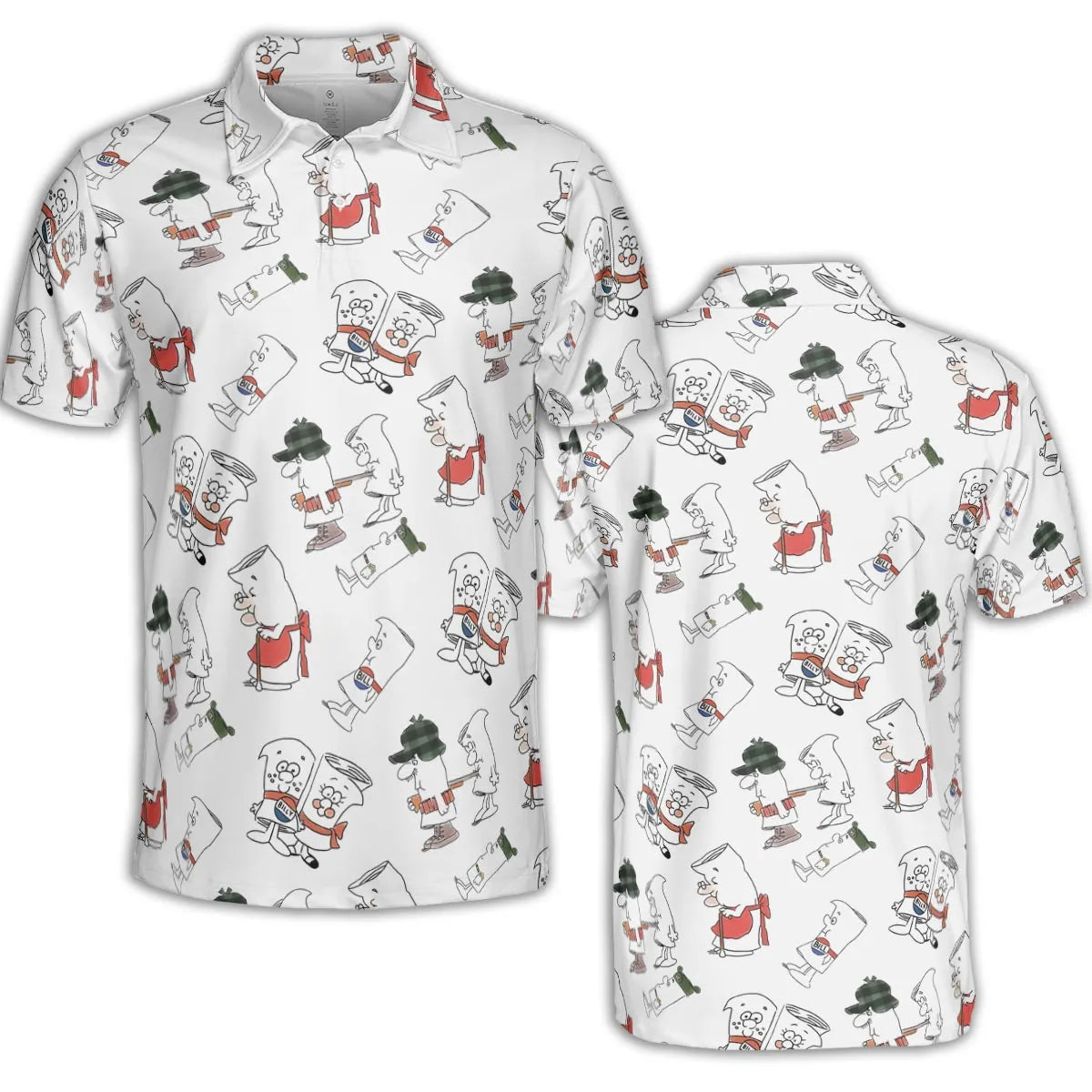 I’m Just A Bill Schoolhouse Rock AOP Men/Women Polo Shirt