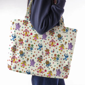 BADA BOP BA BA Mcdonaldland Large Tote Bag