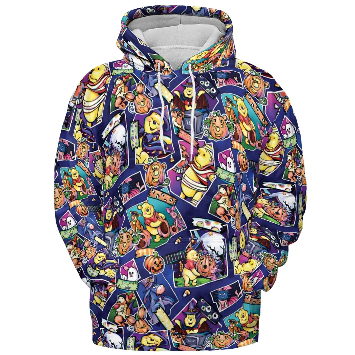 Pooh Bear Halloween All-over Print Hoodie