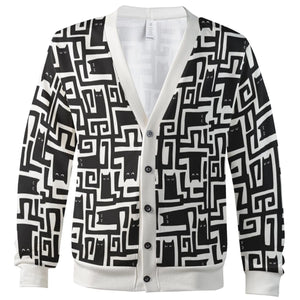 Cat Maze Cardigan