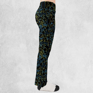 The Simpsons Neon Flare Leggings