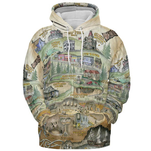 The Goonies Adventure Map All-over Print Hoodie