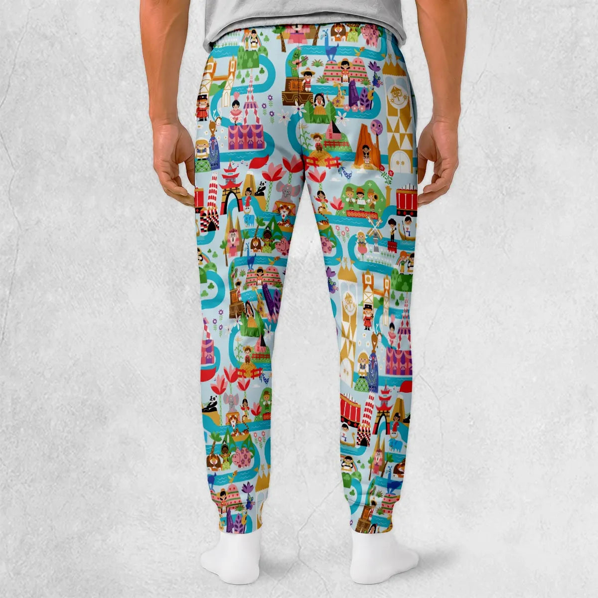 It's Small World Map Sweatpants