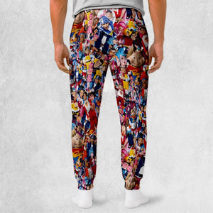 Lazy Town Collage Sweatpants