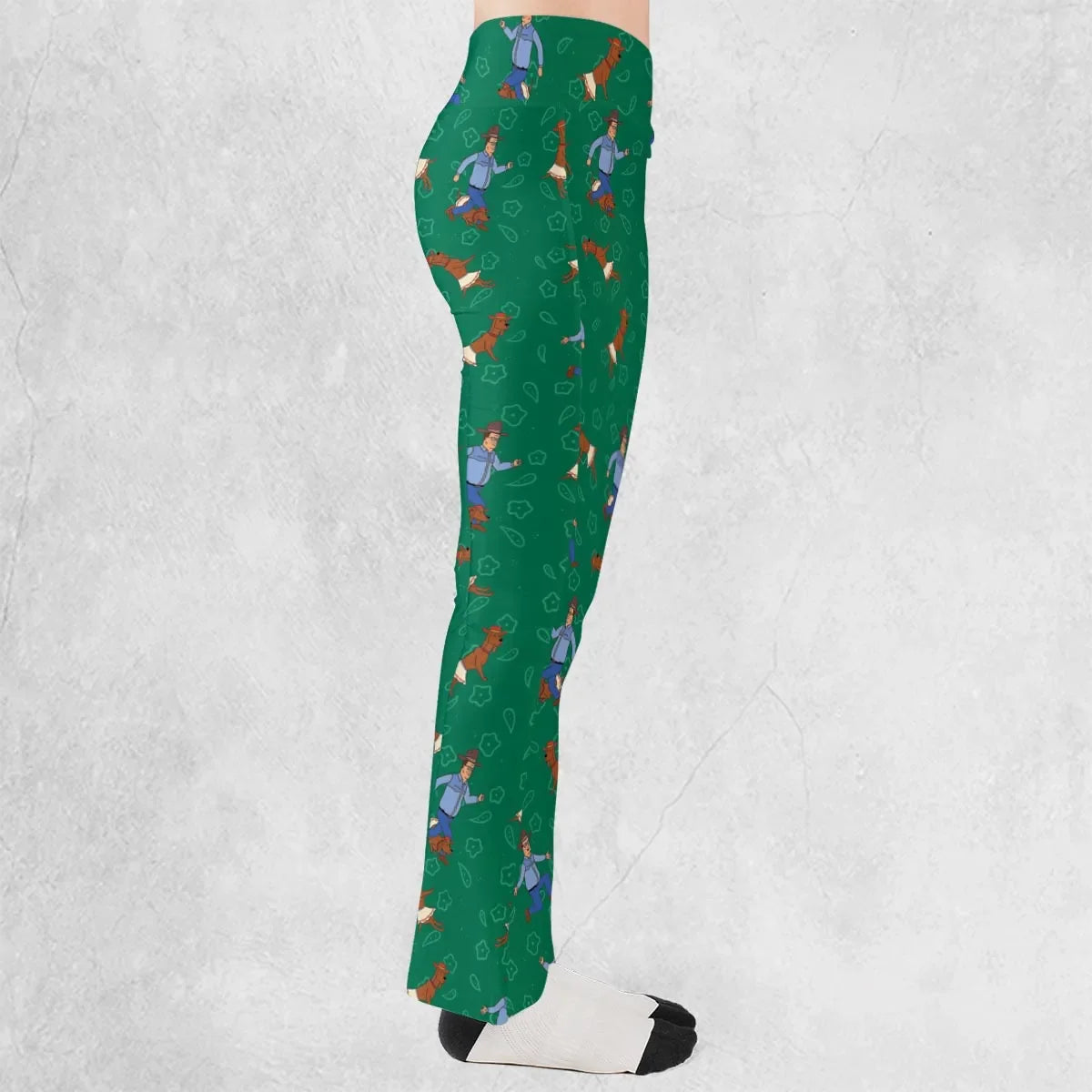 Hank Hill and Ladybird Dancing Flare Leggings