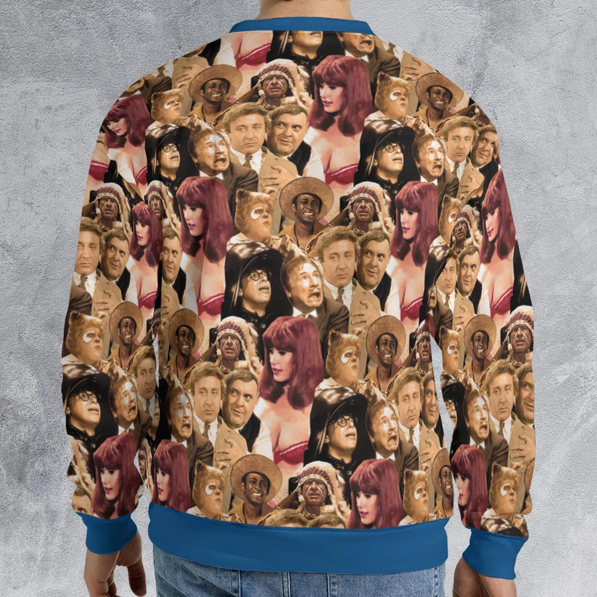 Mel Brook's movies collage All-over Print Sweatshirt