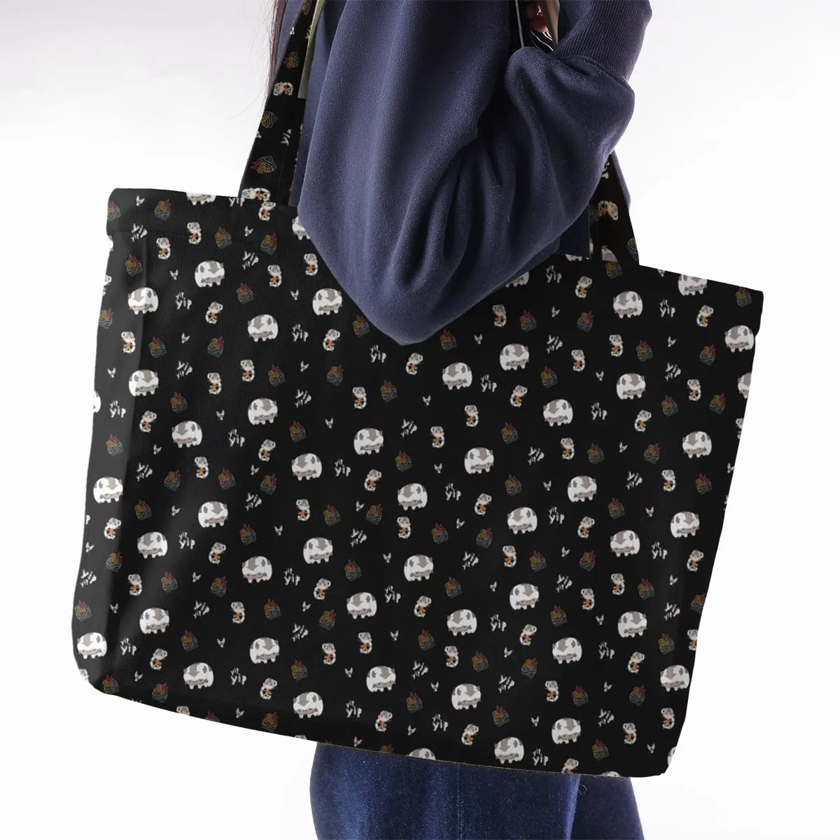 Appa Yip Yip Avatar Pattern Large Tote Bag