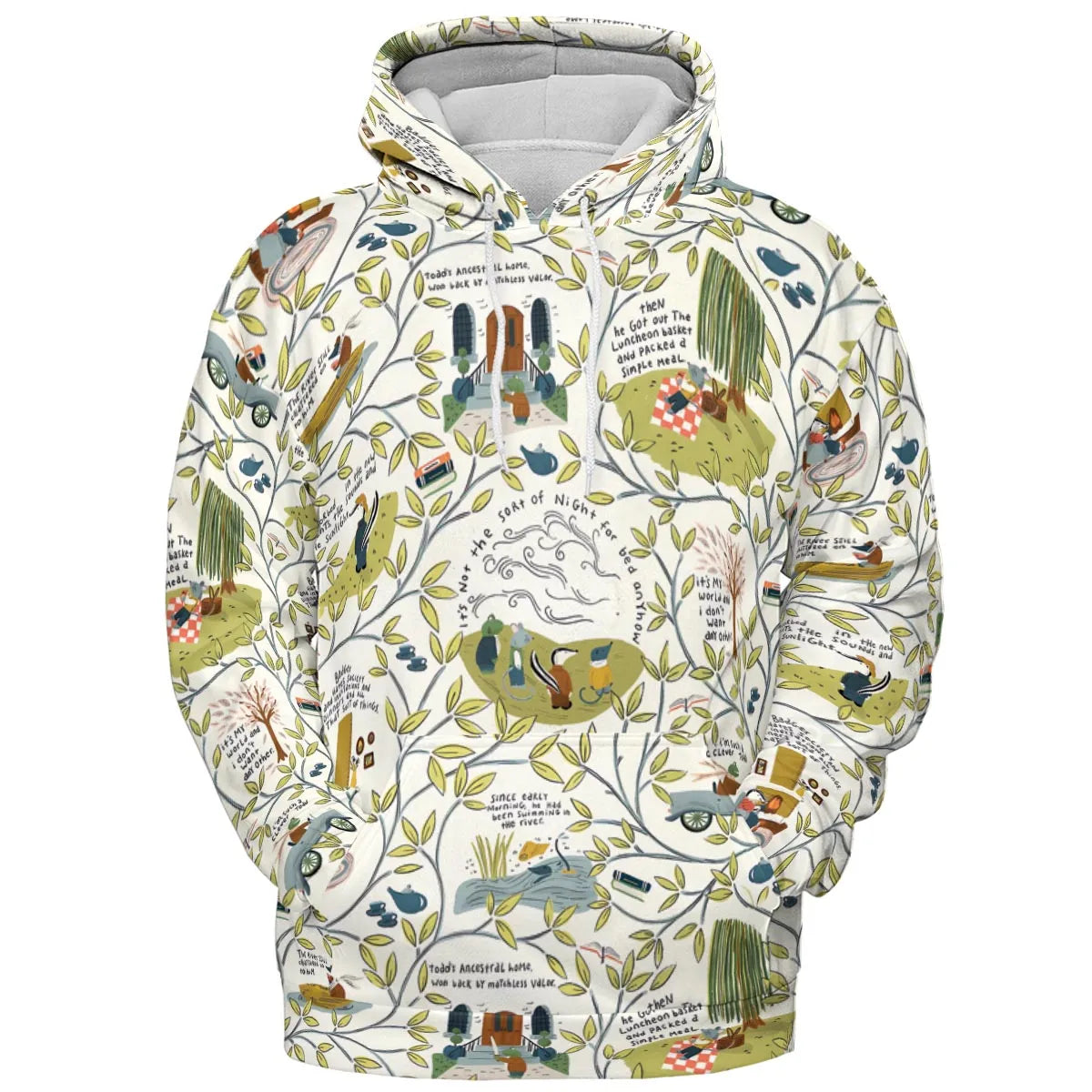 Mr Toad And Friends The Wind in the Willows All-over Print Hoodie