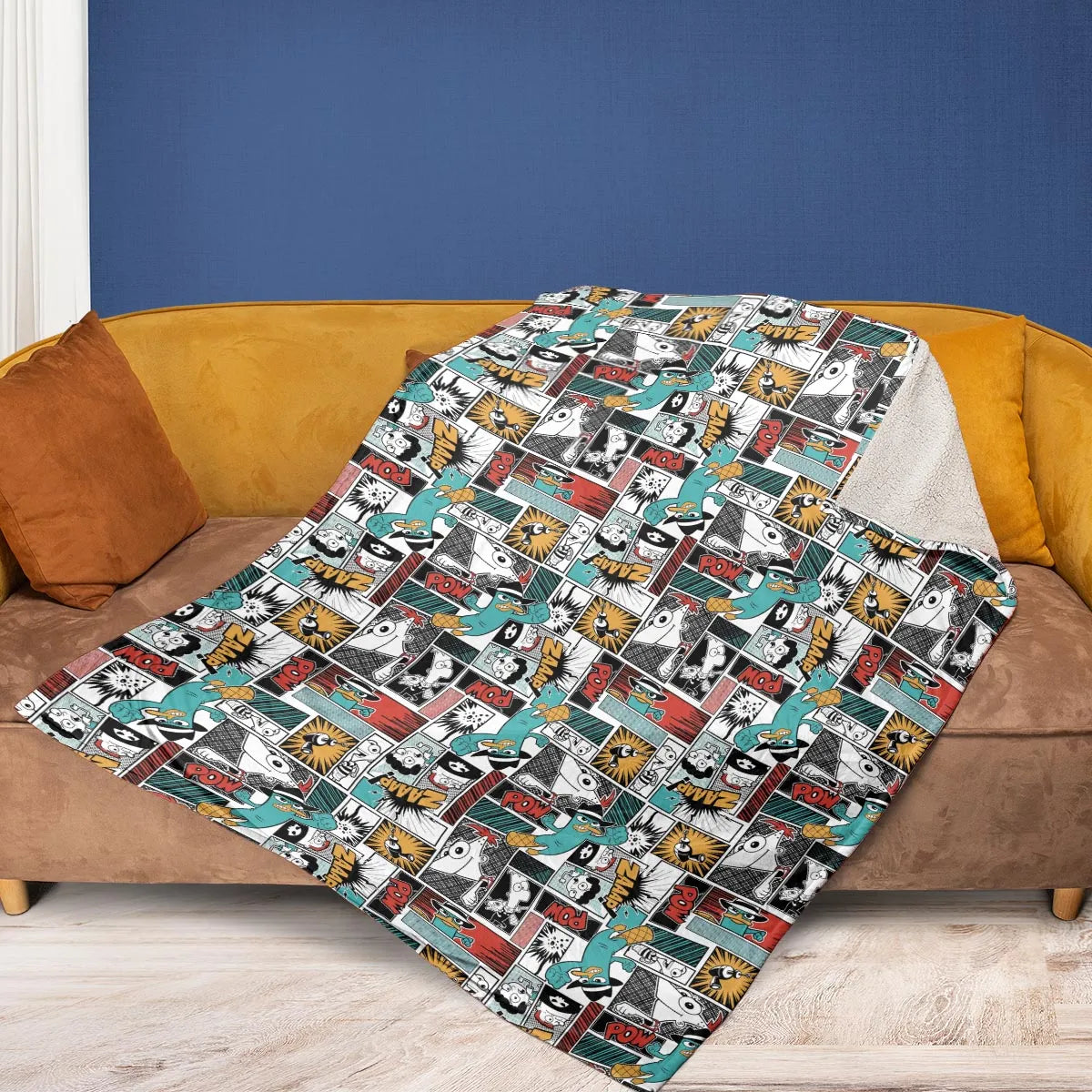 Zaaap! Phineas and Ferb Fleece Blanket
