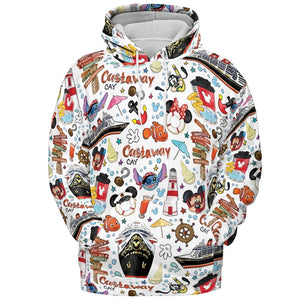 All-over Print Hoodie - VV39MN3A -  - 2
