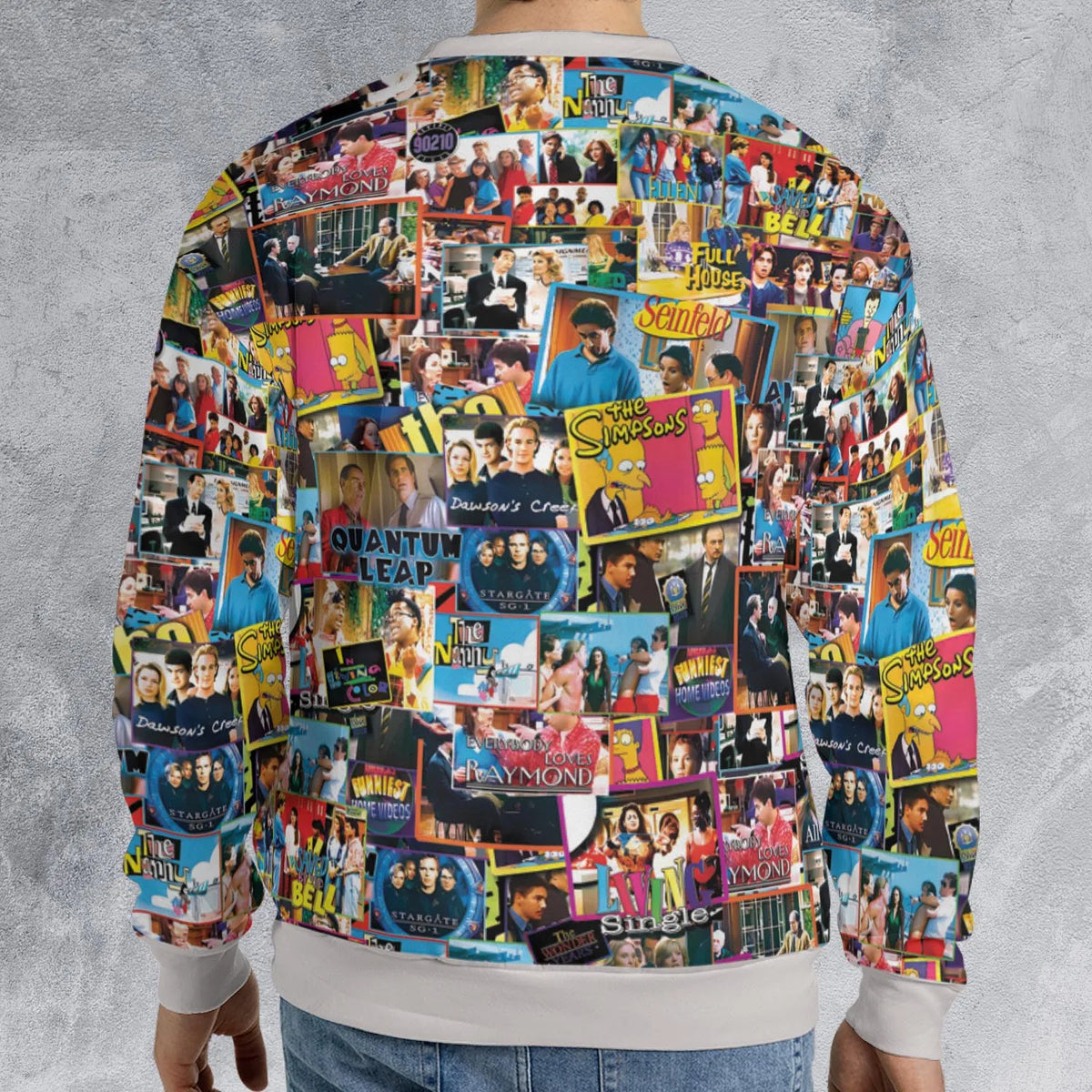 The 90s TV Shows All-over Print Sweatshirt