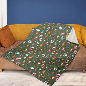Top Gun Badge Fleece Blanket