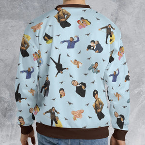 High Anxiety Characters All-over Print Sweatshirt