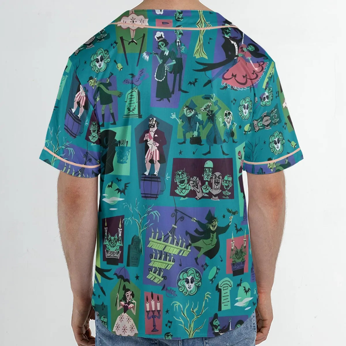 Haunted Chic Haunted Mansion Unisex Baseball Jersey