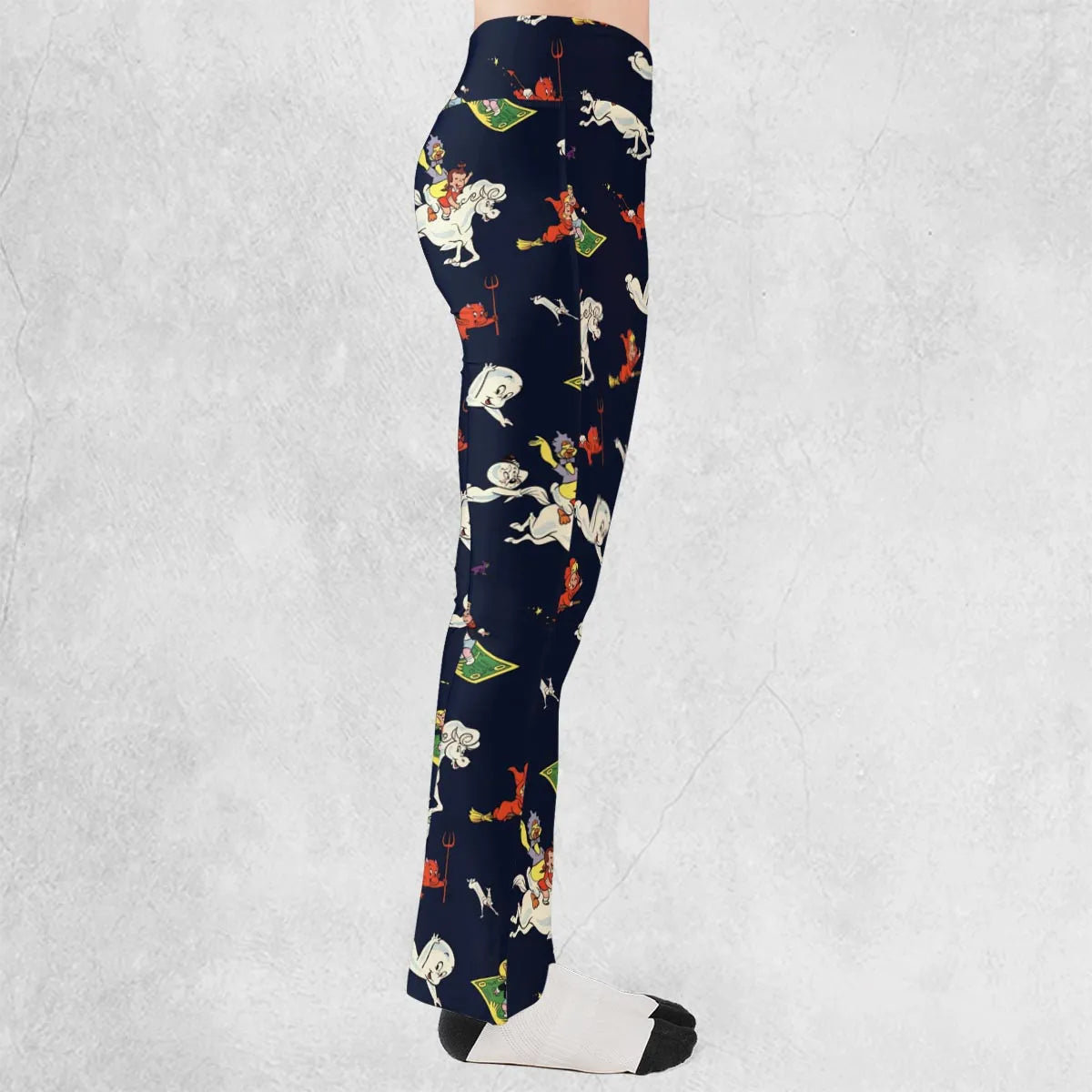 Casper Richie Rich Harvey Comic Characters Flare Leggings