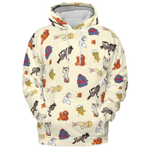 Heathcliff and the Catillac Cats All-over Print Hoodie