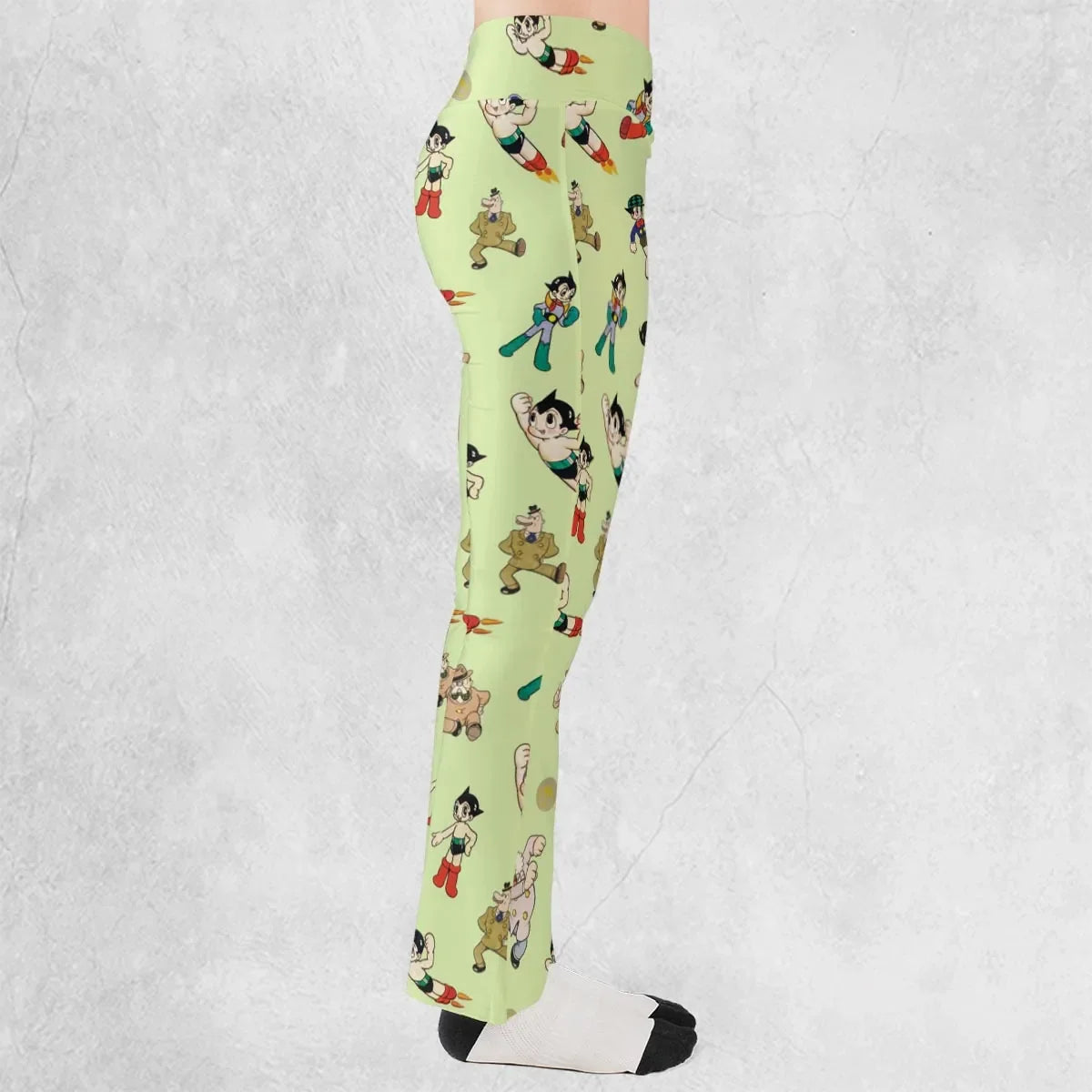 Astro Boy Characters Flare Leggings