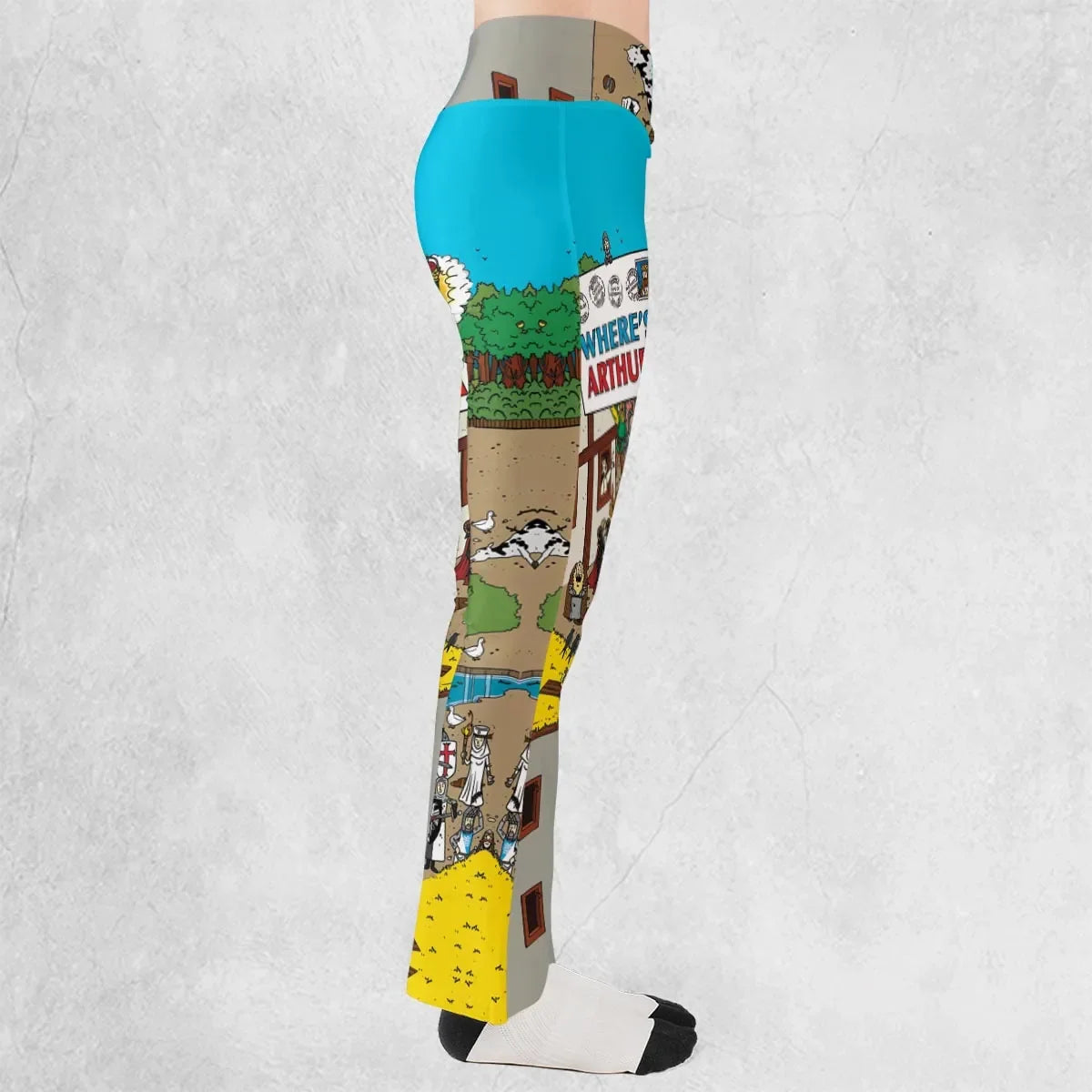 Where's Arthur Monty Python and the Holy Grail Flare Leggings