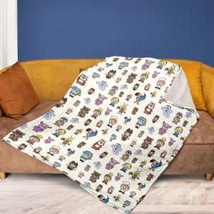 Breakfast Club Cereal Mascot Fleece Blanket