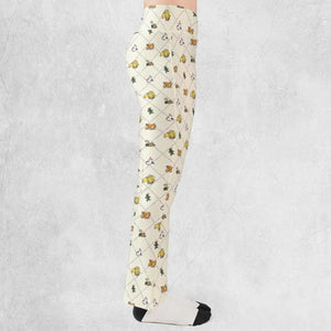 Final Fantasy Sleeping Creatures Pattern Flare Leggings