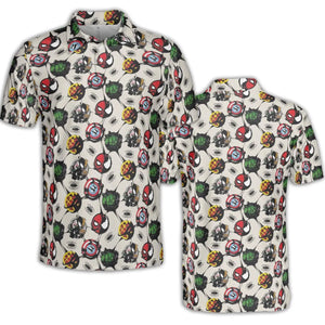Spider Venom Pattern AOP Men/Women Polo Shirt