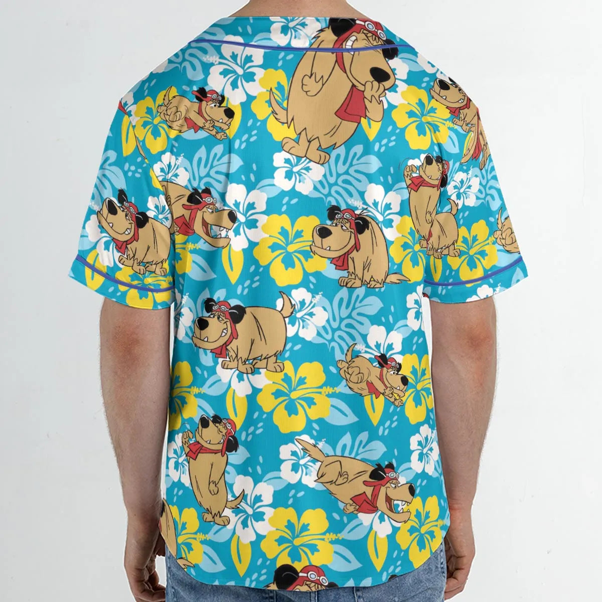 Bad Dog Muttley Wacky Races Unisex Baseball Jersey
