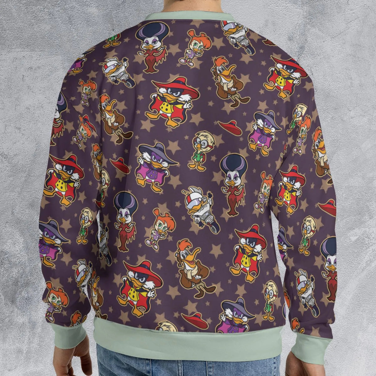 Duck Power Darkwing Duck All-over Print Sweatshirt
