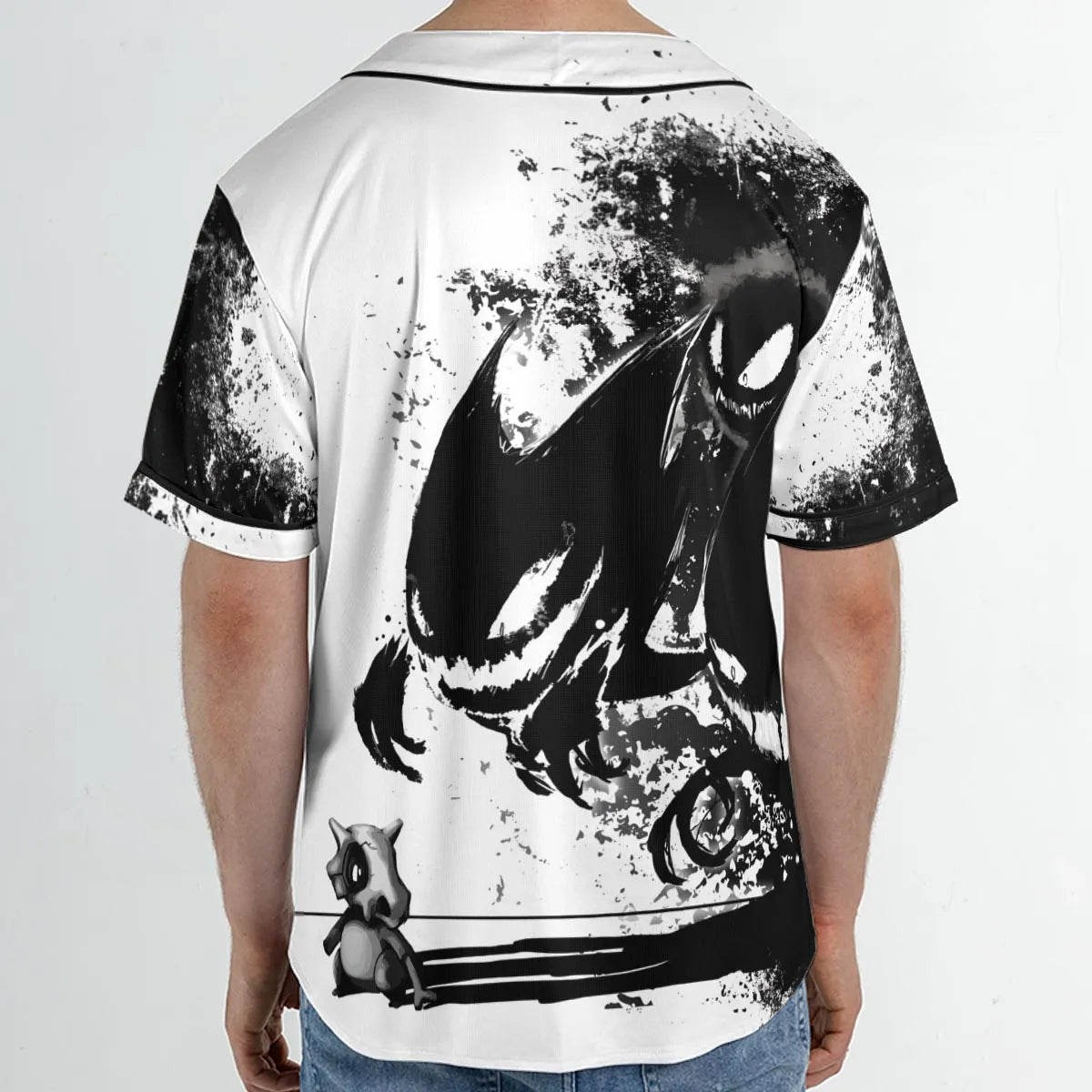 Cubone and the Ghosts Unisex Baseball Jersey