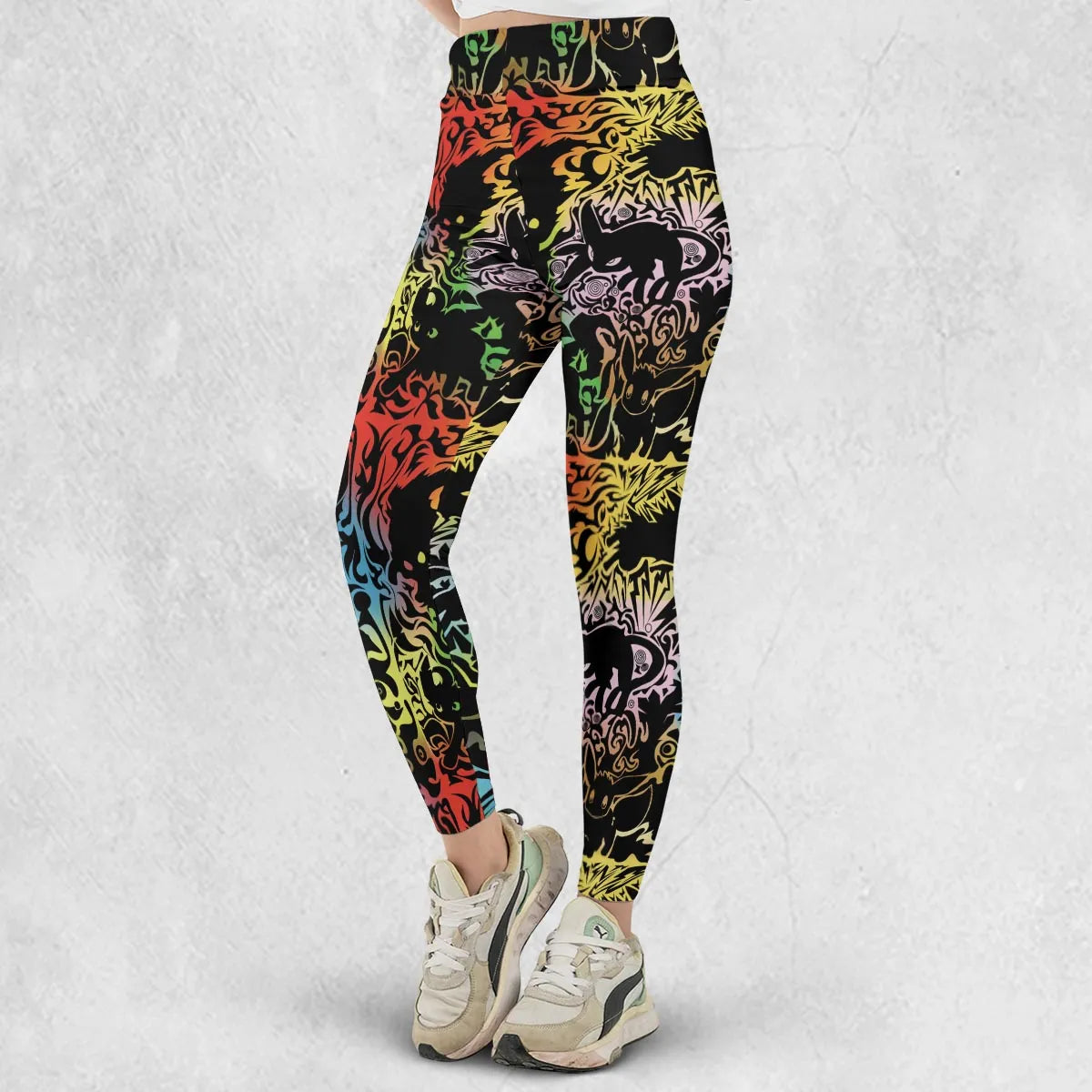 Eevee Pokemon Black Legging