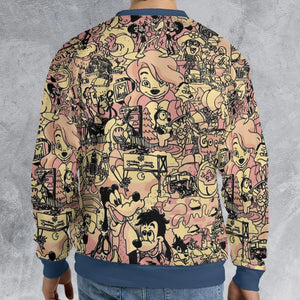 Goofy Movie Collage All-over Print Sweatshirt