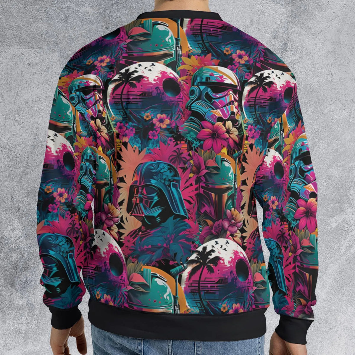 Star Wars Synthwave All-over Print Sweatshirt