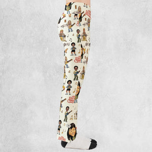 The Electric Company PBS Show Flare Leggings