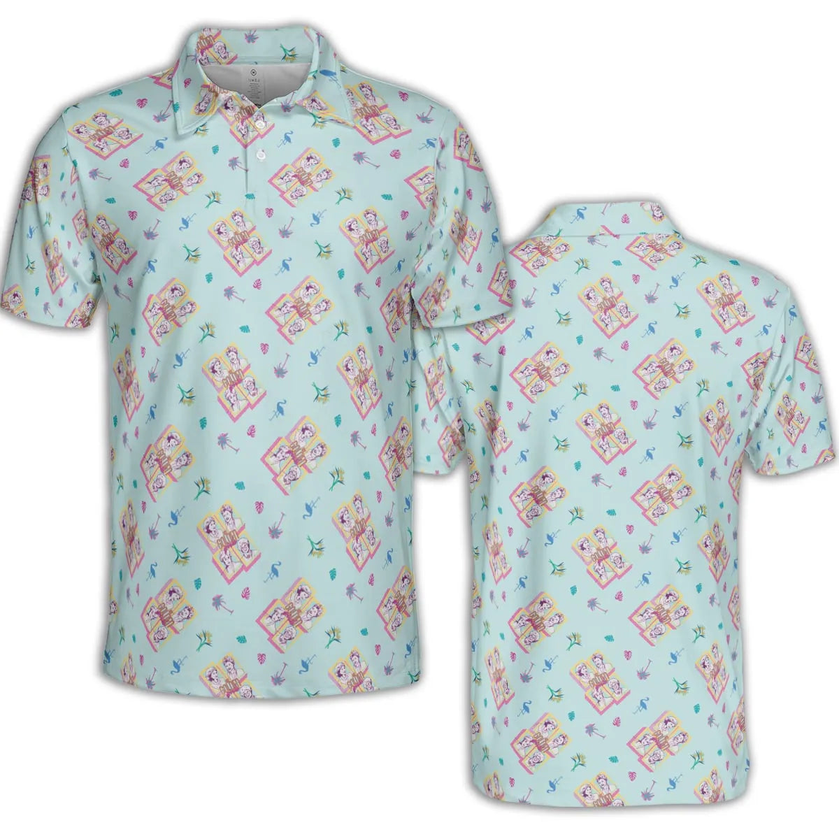 Golden Girls Patterned AOP Men/Women Polo Shirt