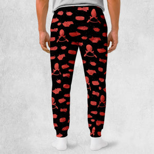 Retro Future World Map Sweatpants